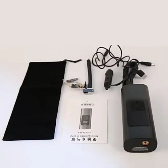 Bärbar elektrisk luftpump med LED