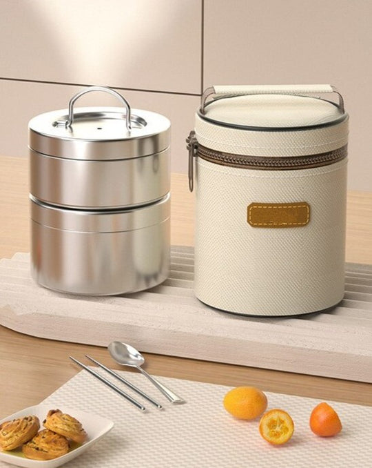 Transportabelt isolerat matbehållare