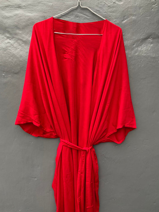 Lång kofta strandöverdrag