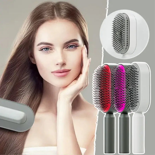 Självrengörande Hårborste