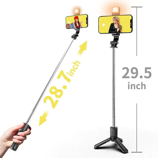 Vikbart stativ Selfie Stick