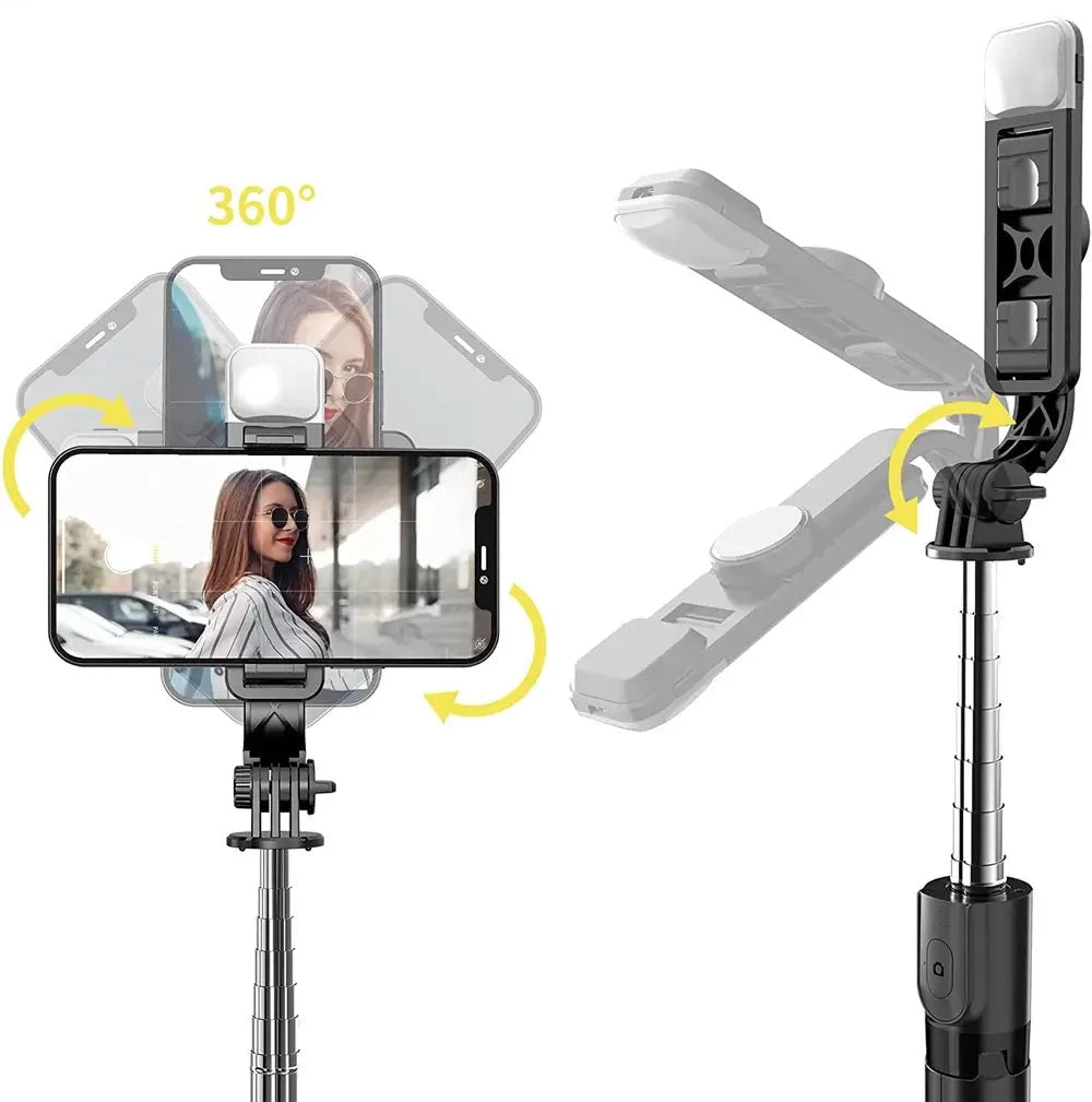 Vikbart stativ Selfie Stick