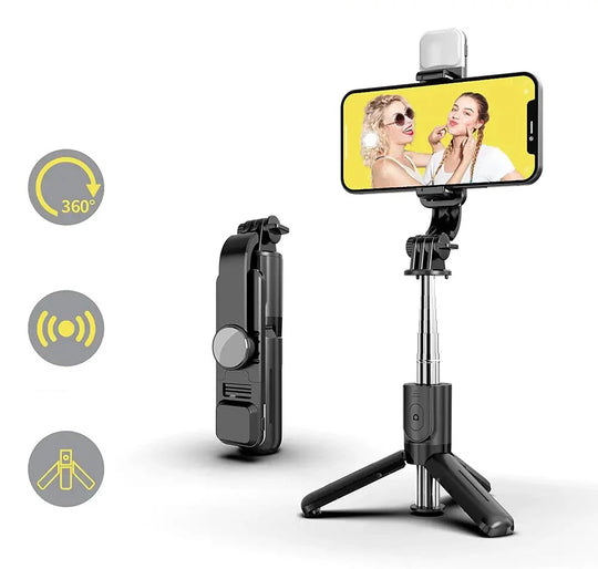 Vikbart stativ Selfie Stick