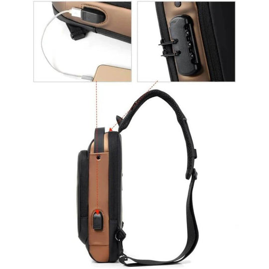 Mäns Anti-Stöld Slingväska