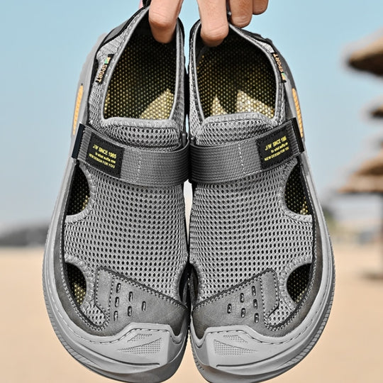 Herrs Stiliga Mesh Strand Sandaler