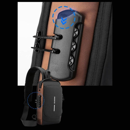 Mäns Anti-Stöld Slingväska