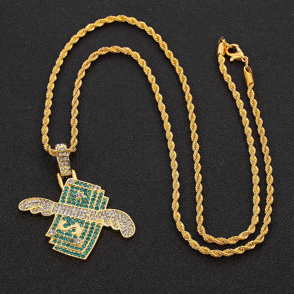 Fjädrad Pengahalsband