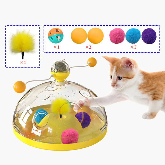 Kattens Interaktiva Väderkvarn Toy