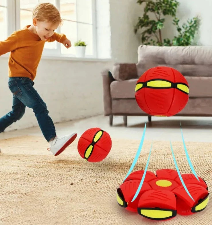 Upplyst UFO Disc Ball