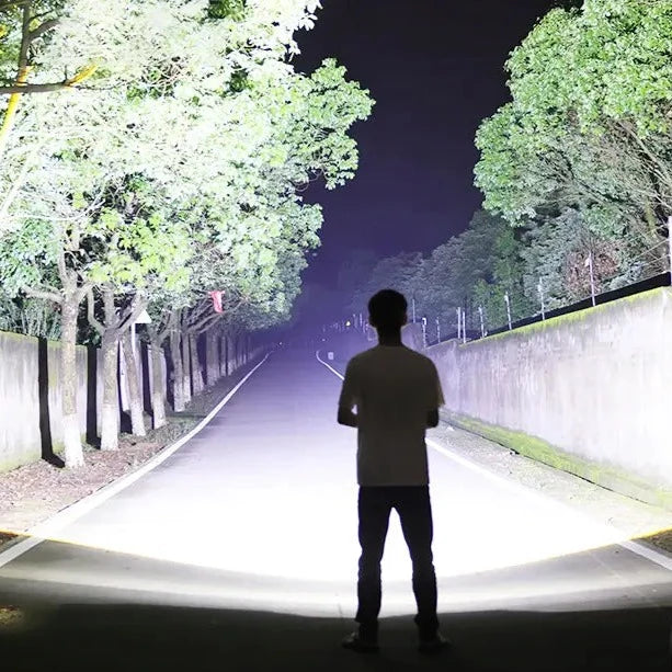 Portabel XHP220 Ultraljus Ficklampa