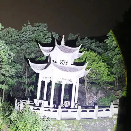 Portabel XHP220 Ultraljus Ficklampa