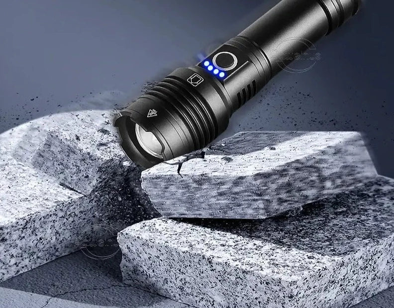 Portabel XHP220 Ultraljus Ficklampa