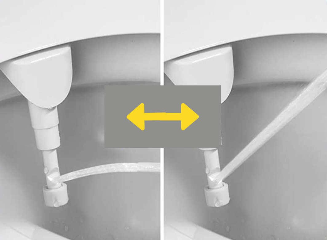 Ultra-Slim Bidet Sprayer Attachment