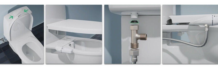 Ultra-Slim Bidet Sprayer Attachment