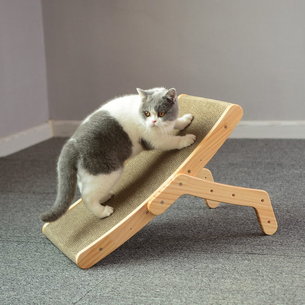 Cat Wooden Scratcher Bed