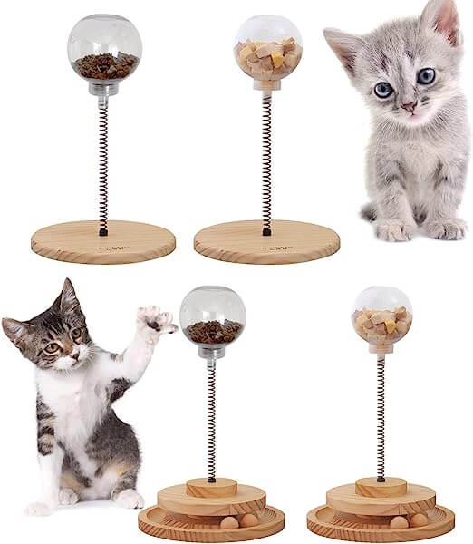 Interaktiv Kattmatningsleksak