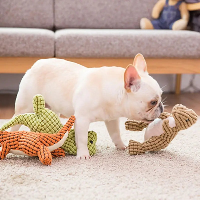 Mjuk Pipande Dinosaurie Husdjursleksak