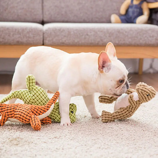 Mjuk Pipande Dinosaurie Husdjursleksak