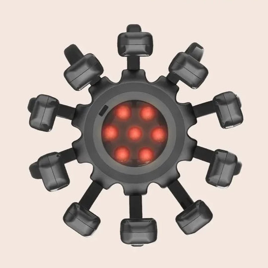 Elektrisk bläckfisk huvudmassagerare