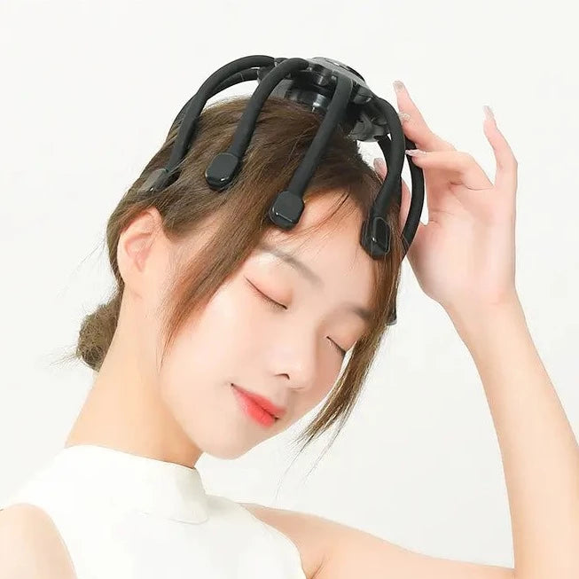 Elektrisk bläckfisk huvudmassagerare