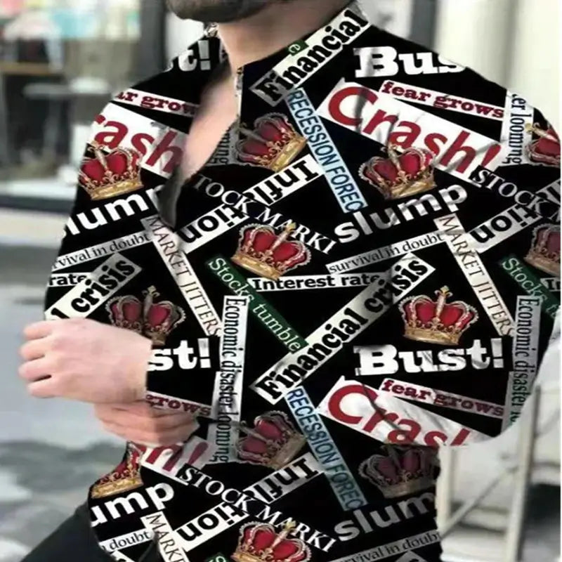 Men's Printed Long Sleeves