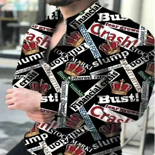 Men's Printed Long Sleeves