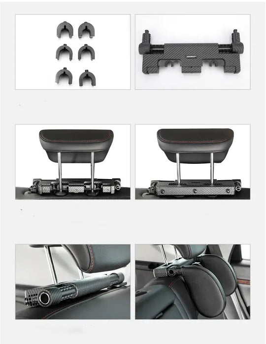 Justerbar Bilstolshuvudkudde