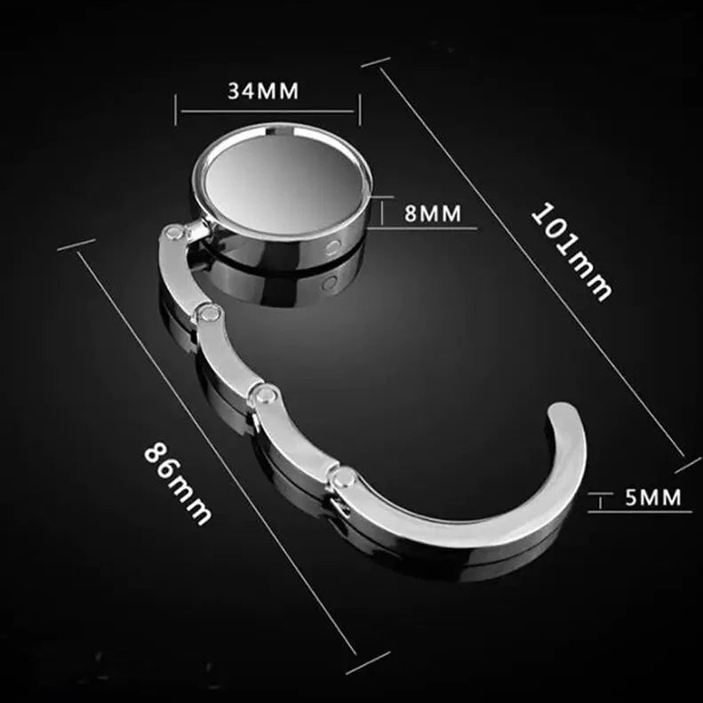 Hopfällbar Kristall Väskkrok