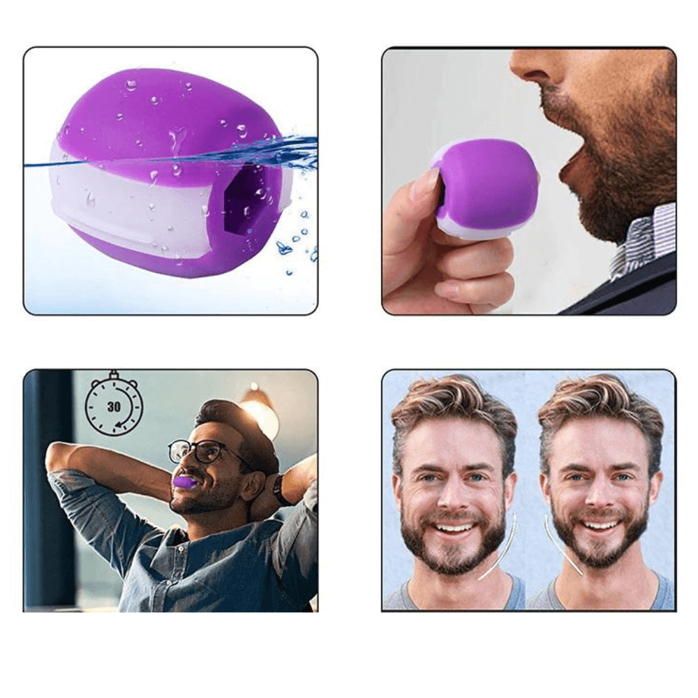 Återanvändbar Silikon Käktränare