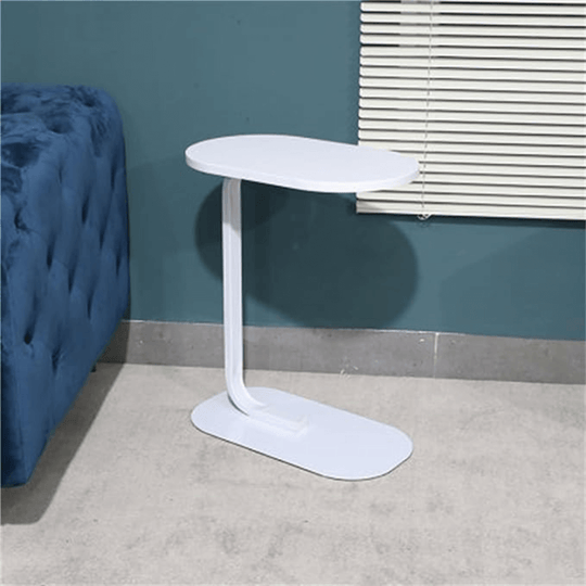 Minimlistisk C-formad sidobord