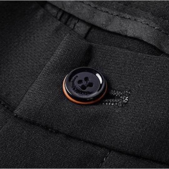 Herrar Stretchbara Höga Midja Slacks