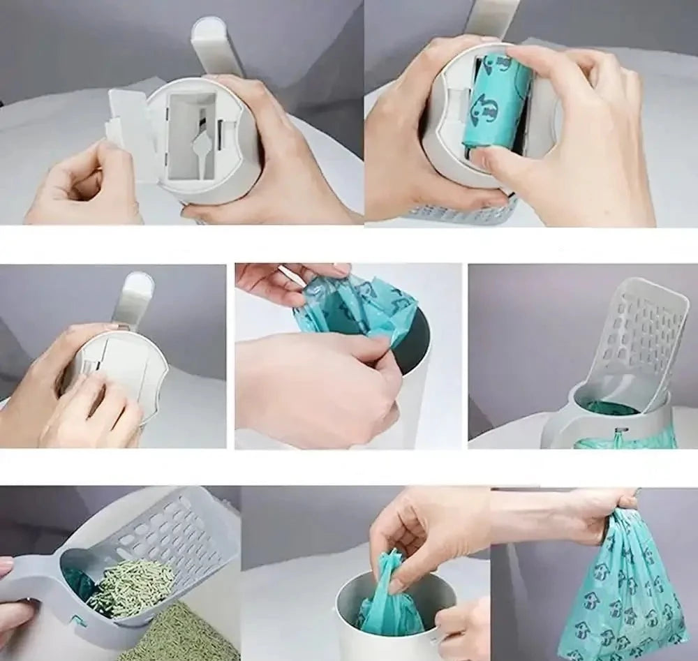 Ergonomisk Cat Litter Scooper