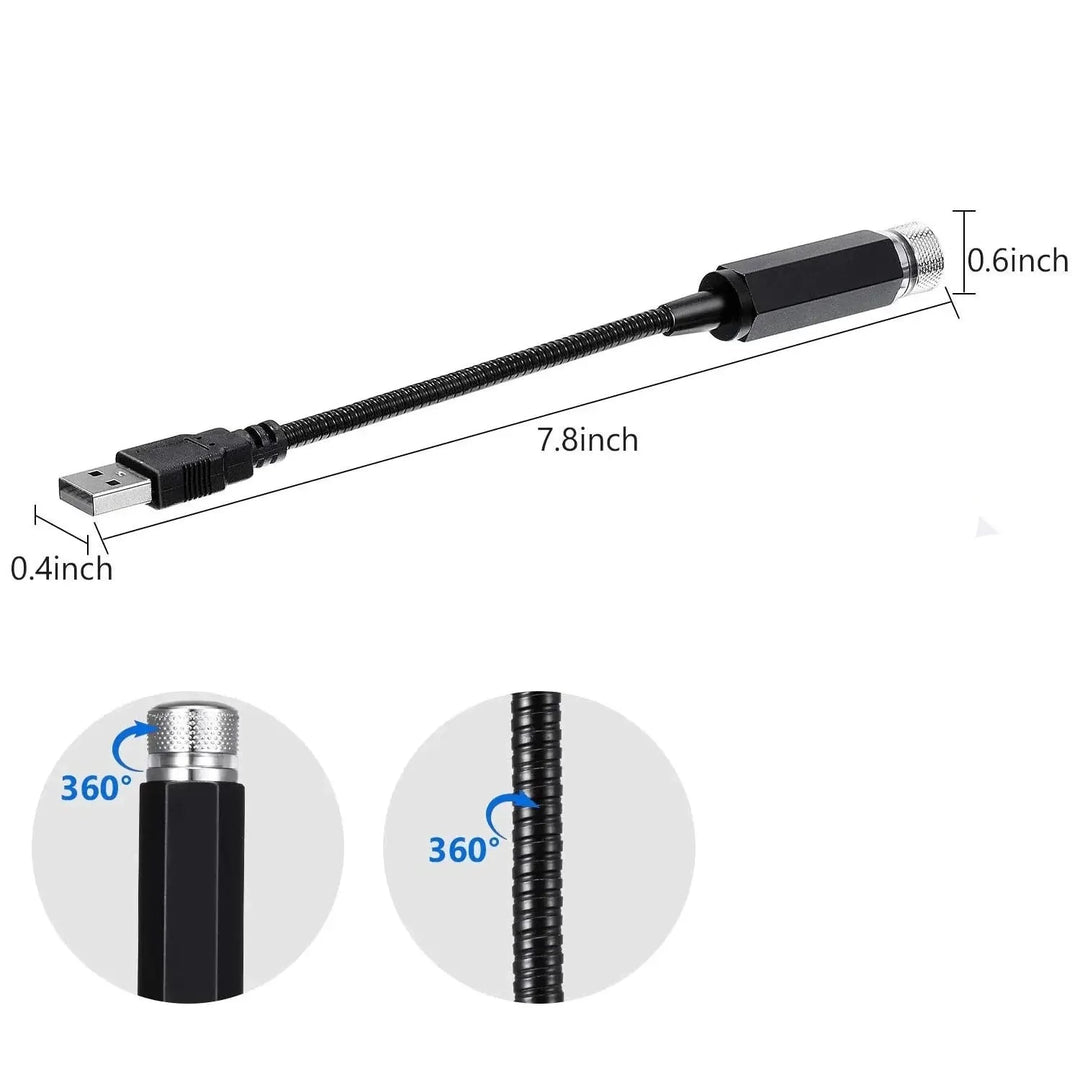 Nattlampa för biltak Projektor