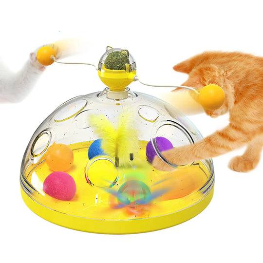 Kattens Interaktiva Väderkvarn Toy