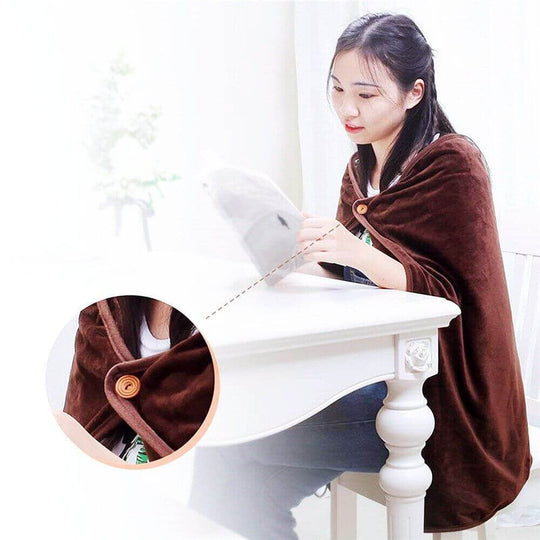 Elektrisk Uppvärmd Filt-sjal