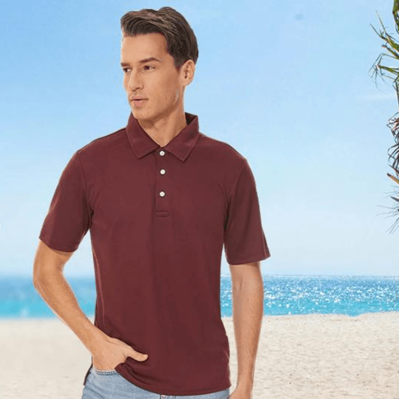 Herrsnabbtorkande Pikétröja