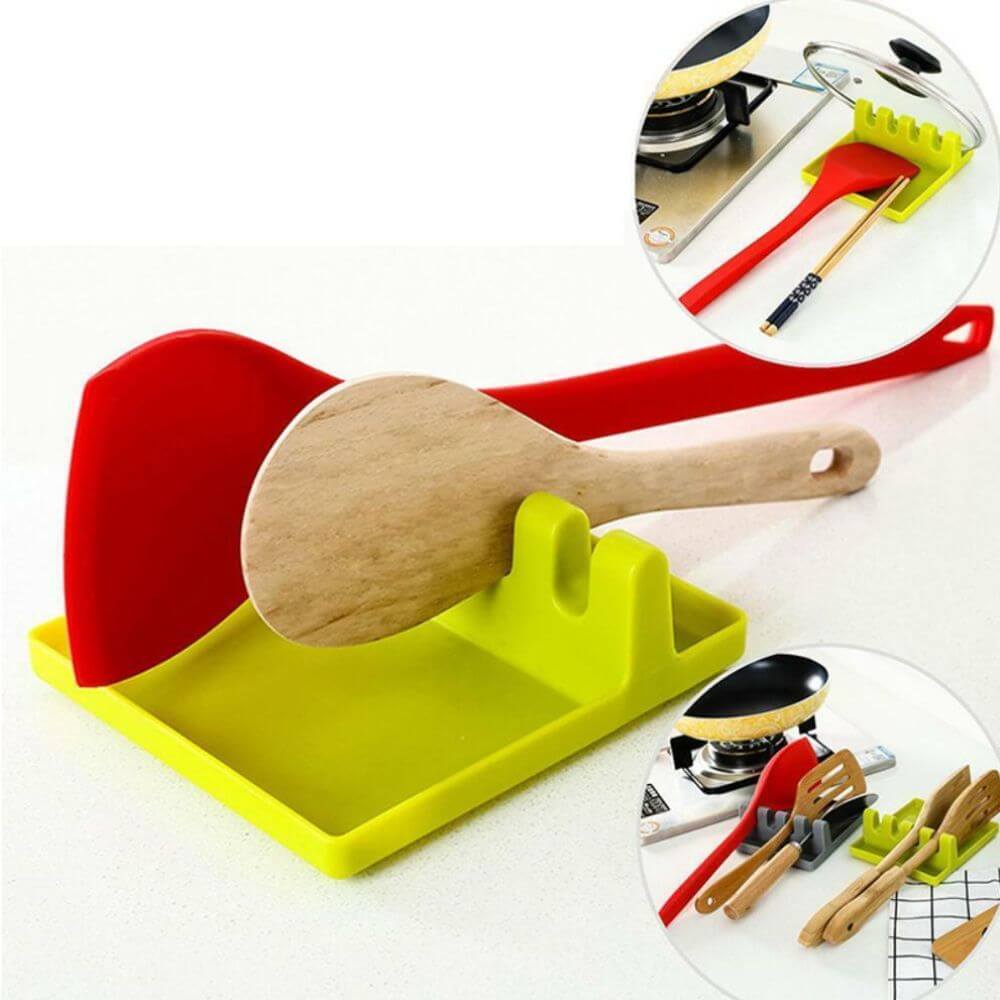 Hållare för stekspade med halkfritt grepp