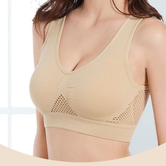 Andningsbara Tränings-BH i Nättyg