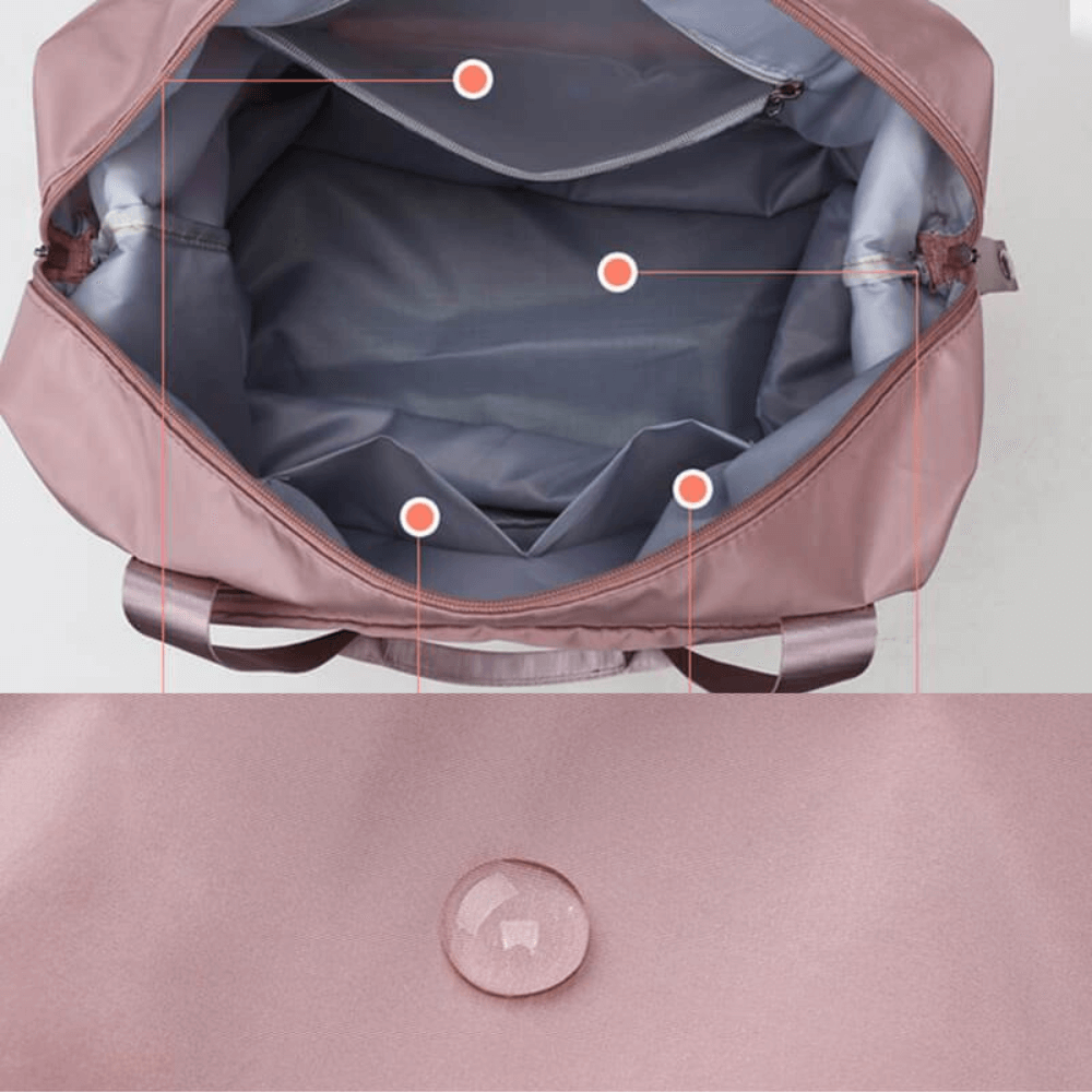 Hopfällbar resväska med stor kapacitet