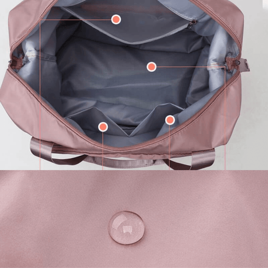 Hopfällbar resväska med stor kapacitet