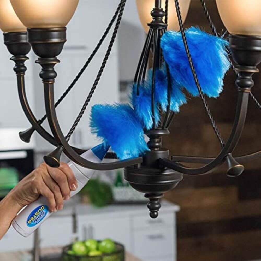 Elektrisk Spinnande Dammvippa