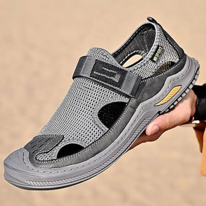 Herrs Stiliga Mesh Strand Sandaler