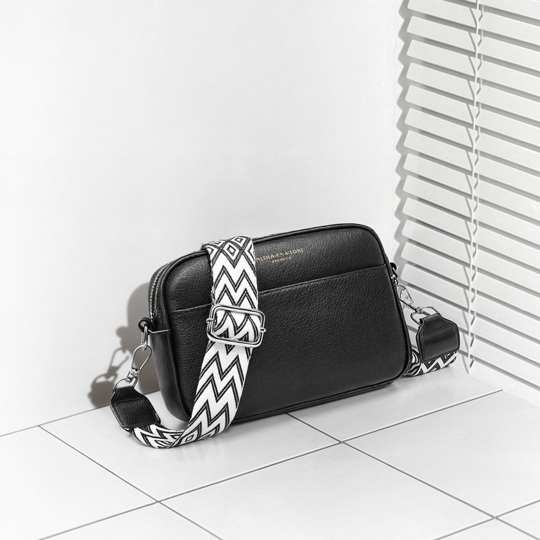 Crossbody-väska i läder av hög kvalitet