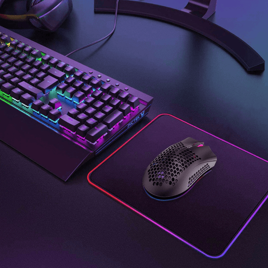 RGB Hexagon Trådlös Mus