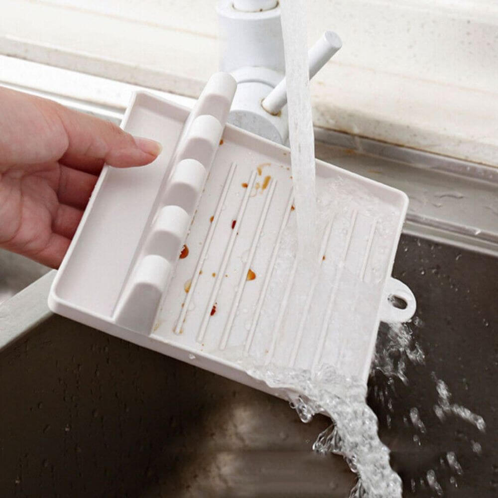 Hållare för stekspade med halkfritt grepp