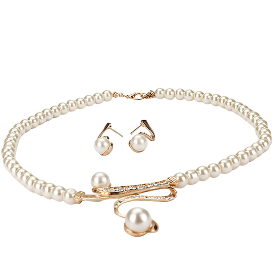 Elegant pärlsmyckesset