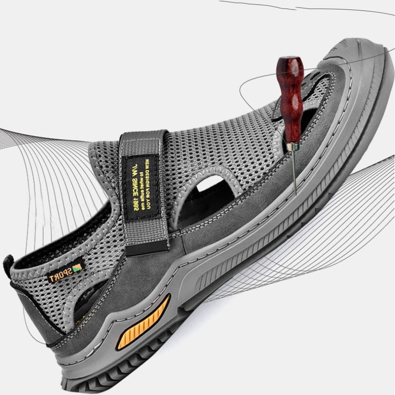 Herrs Stiliga Mesh Strand Sandaler