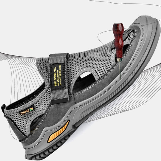 Herrs Stiliga Mesh Strand Sandaler