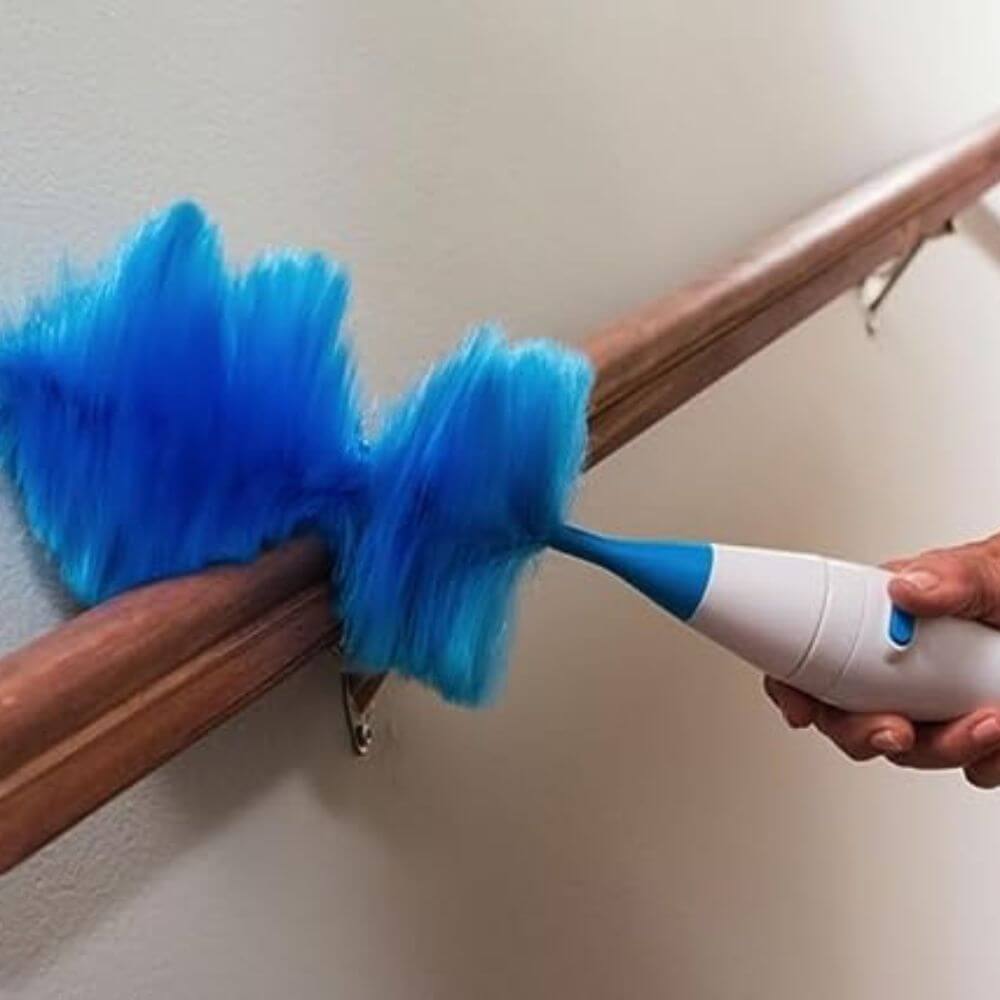 Elektrisk Spinnande Dammvippa