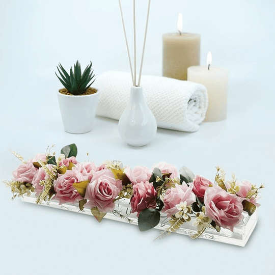 Transparent Rektangulär Blomvas